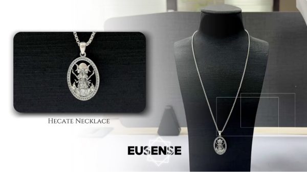 Mystical Knotwork Silver Necklace for Men and Women - Image 7