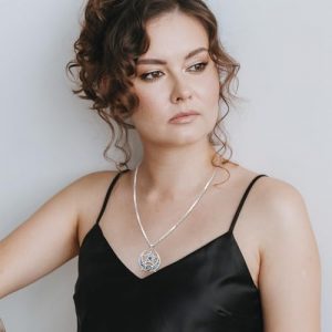 Enchanted Sterling Silver Pentagram Necklace with Celtic Motifs - Image 5