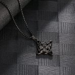 Enchanting Witches Knot Necklace with Triquetra Trinity Pendant - Image 2
