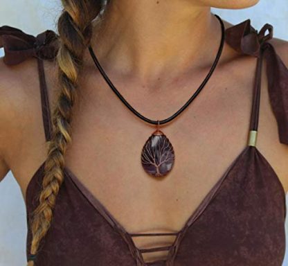 Mystical Healing Chakra Gemstone Necklace - Image 3
