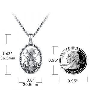 Mystical Knotwork Silver Necklace for Men and Women - Image 2