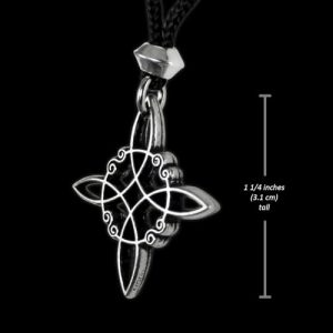 Enchanting Pewter Celtic Witches Knot Necklace - Image 3