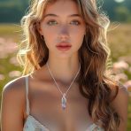 Mystical Triple Goddess Crystal Necklace in Sterling Silver - Image 6